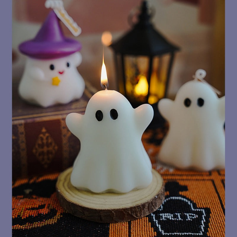 Halloween Ghost Scented Candle – Cute Design, Handcrafted Scents, and Perfect for Festive Decor!