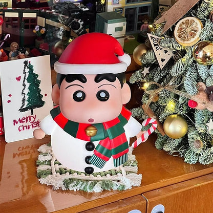 Crayon Shin-chan Christmas Figurines – Adorable Holiday Décor & Perfect Gift Choice!