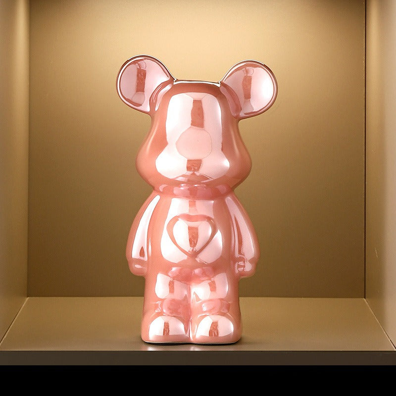 Violent Bear Light Luxury Ceramic Ornament - Multi-purpose, Multi-color Available