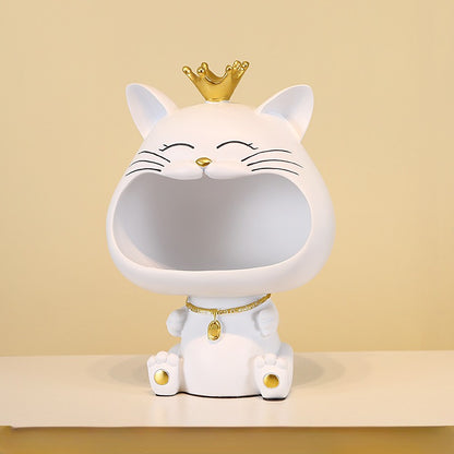 Big Mouth Cat Storage Ornament - cute shape, safe and odorless